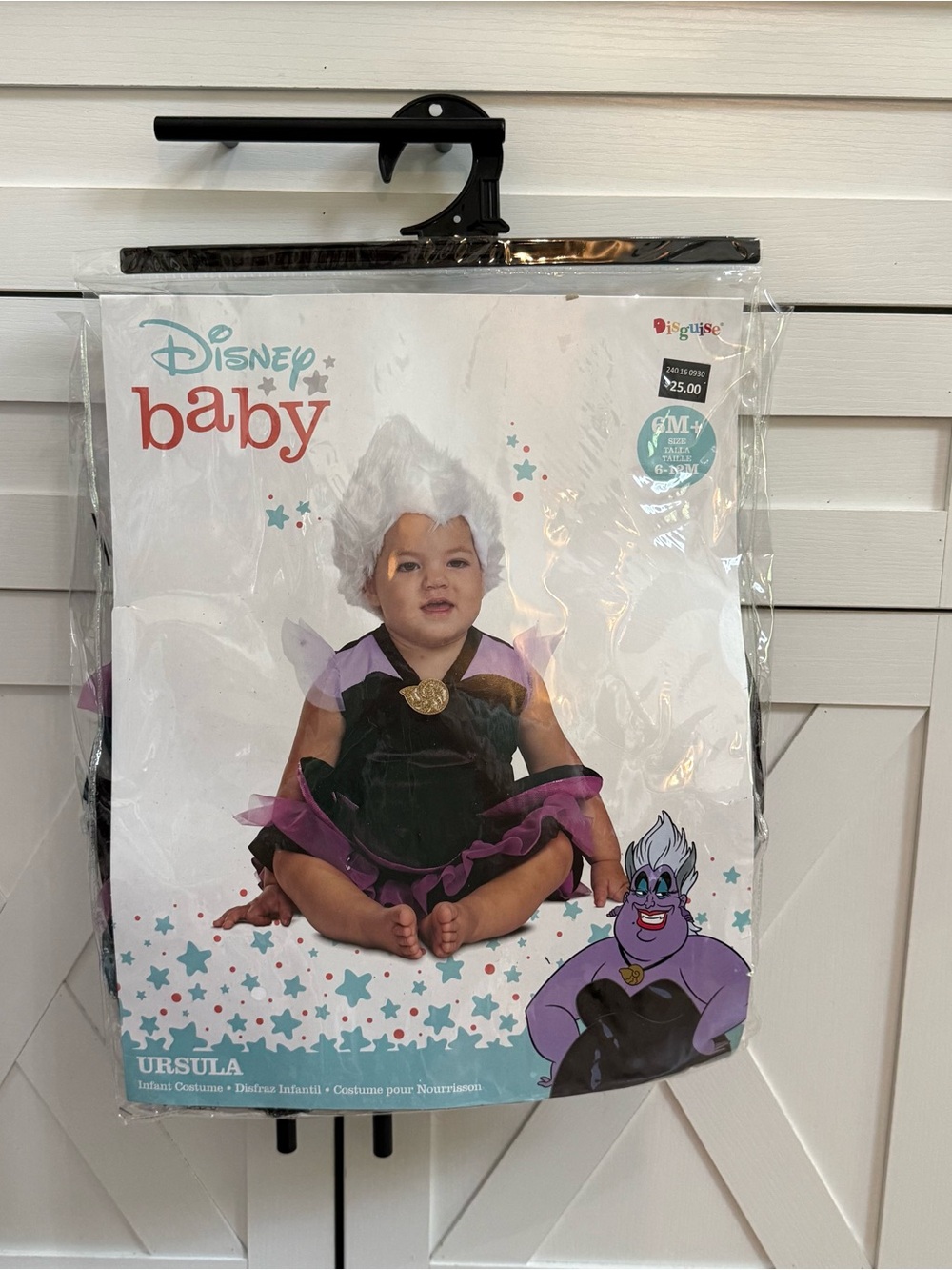 Disney Baby Ursula Costume and accessory Set - Black and Purple with Gold Accent